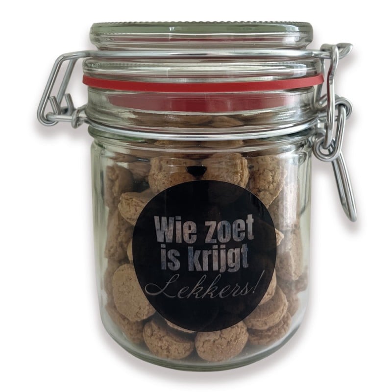 Weckpot 400ml met Bolletje kruidnoten