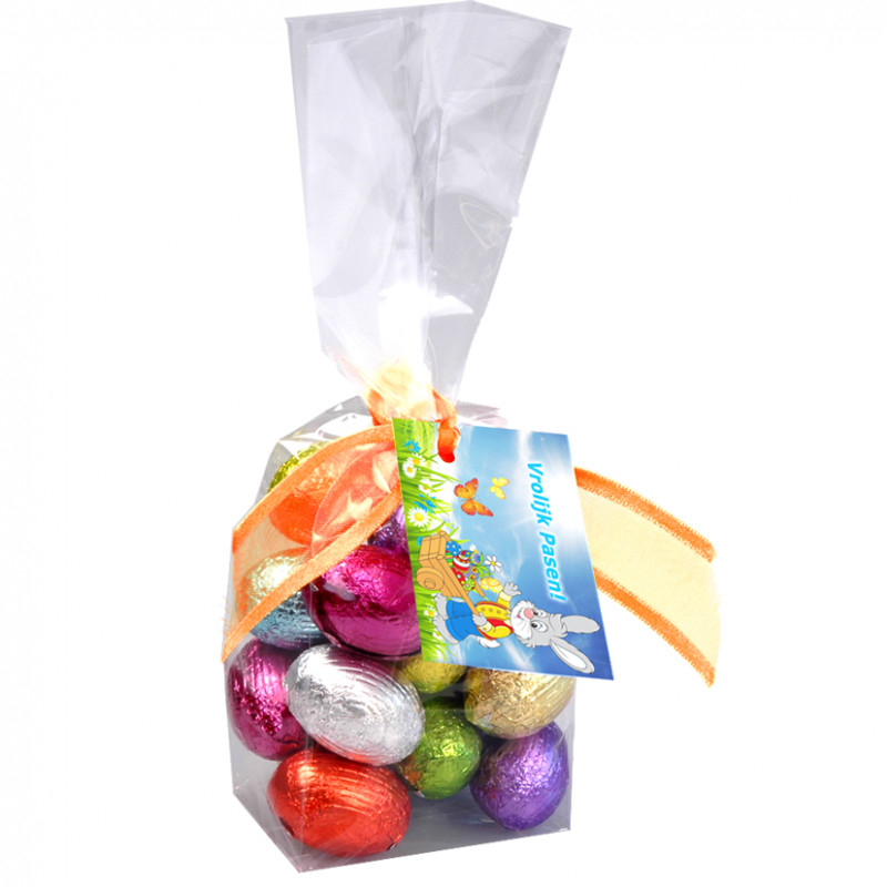 Chocolade paaseitjes - 250 gram - diverse smaken - belgische chocolade - zakje