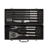 12-delige barbecue set in aluminium koffer