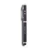 4 in 1 stylus balpen - messing - zwarte inkt - zaklamp - laser pointer