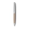 Caran d'Ache Leman Rhodium balpen - metaal - blauwe inkt