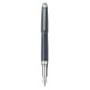 Caran d'Ache Leman Rhodium vulpen - metaal - blauwe inkt