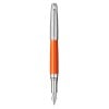 Caran d'Ache Leman Rhodium vulpen - metaal - blauwe inkt