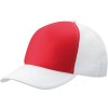 5 panel mesh cap - polyester - zweetband - click en snap sluiting