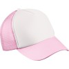 5 panel mesh cap - polyester - zweetband - click en snap sluiting