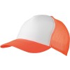 5 panel mesh cap - polyester - zweetband - click en snap sluiting