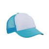 5 panel mesh cap - polyester - zweetband - click en snap sluiting