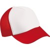 5 panel mesh cap - polyester - zweetband - click en snap sluiting