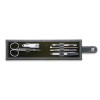 Manicureset - RVS en PU - 6-delig - in etui