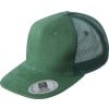 Peak cap - polyester - 6 panelen - platte klep - click en snap sluiting