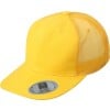 Peak cap - polyester - 6 panelen - platte klep - click en snap sluiting