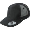 Peak cap - polyester - 6 panelen - platte klep - click en snap sluiting