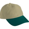 Raver cap - katoen - 6 panelen - metalen gespsluiting