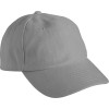 Raver cap - katoen - 6 panelen - metalen gespsluiting