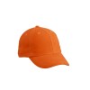 Raver cap - katoen - 6 panelen - metalen gespsluiting