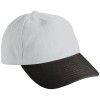 Raver cap - katoen - 6 panelen - metalen gespsluiting