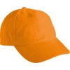 Raver cap - katoen - 6 panelen - metalen gespsluiting