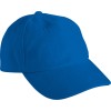 Raver cap - katoen - 6 panelen - metalen gespsluiting