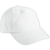 Raver cap - katoen - 6 panelen - metalen gespsluiting