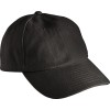 Raver cap - katoen - 6 panelen - metalen gespsluiting