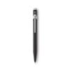 Caran d'Ache 849 balpen - metaal - blauwe inkt - push knop