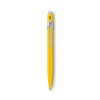 Caran d'Ache 849 balpen - metaal - blauwe inkt - push knop