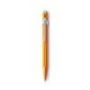 Caran d'Ache 849 balpen - metaal - blauwe inkt - push knop