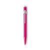 Caran d'Ache 849 balpen - metaal - blauwe inkt - push knop