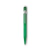 Caran d'Ache 849 balpen - metaal - blauwe inkt - push knop