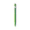 Caran d'Ache 849 balpen - metaal - blauwe inkt - push knop
