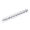 Driehoekige liniaal - aluminium - 30 cm - 5 schalen