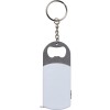 Sleutelhanger - ABS en aluminium - 8 cm - flesopener, LED lampje en meetlint