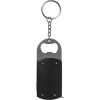 Sleutelhanger - ABS en aluminium - 8 cm - flesopener, LED lampje en meetlint