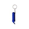 Carlo sleutelhanger - aluminium - 7 cm - met zaklamp en flesopener
