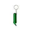 Carlo sleutelhanger - aluminium - 7 cm - met zaklamp en flesopener