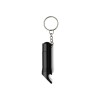 Carlo sleutelhanger - aluminium - 7 cm - met zaklamp en flesopener