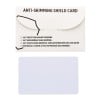 Anti-skimming kaart met stoorzender chip - PVC - 8.6x5.4x0.2cm
