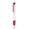 UMA Stripe balpen - kunststof - blauwe inkt - rubberen grip - drukknop