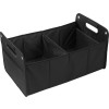 Opvouwbare auto organizer - nylon - 2 compartimenten en zijvak