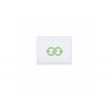 Badgehouder - 10 x 8 cm - PVC - transparant - horizontaal