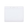 Badgehouder - 10 x 8 cm - PVC - transparant - horizontaal