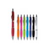 Hawaï balpen - blauwe inkt - metalen clip, drukknop en onderstuk - hardcolour