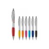 Witte balpen Hawai Hardcolor - gekleurde grip