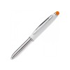Shine stylus balpen - metaal - blauwe inkt - gekleurde stylus