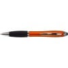 Lana stylus balpen - kunststof - zwarte inkt - rubberen grip - metalen details