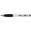 Lana stylus balpen - kunststof - zwarte inkt - rubberen grip - metalen details