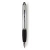 Lana stylus balpen - kunststof - zwarte inkt - rubberen grip - metalen details