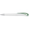 Balpen wit met gekleurd accent