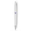 Balpen wit met gekleurd accent