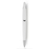Balpen wit met gekleurd accent